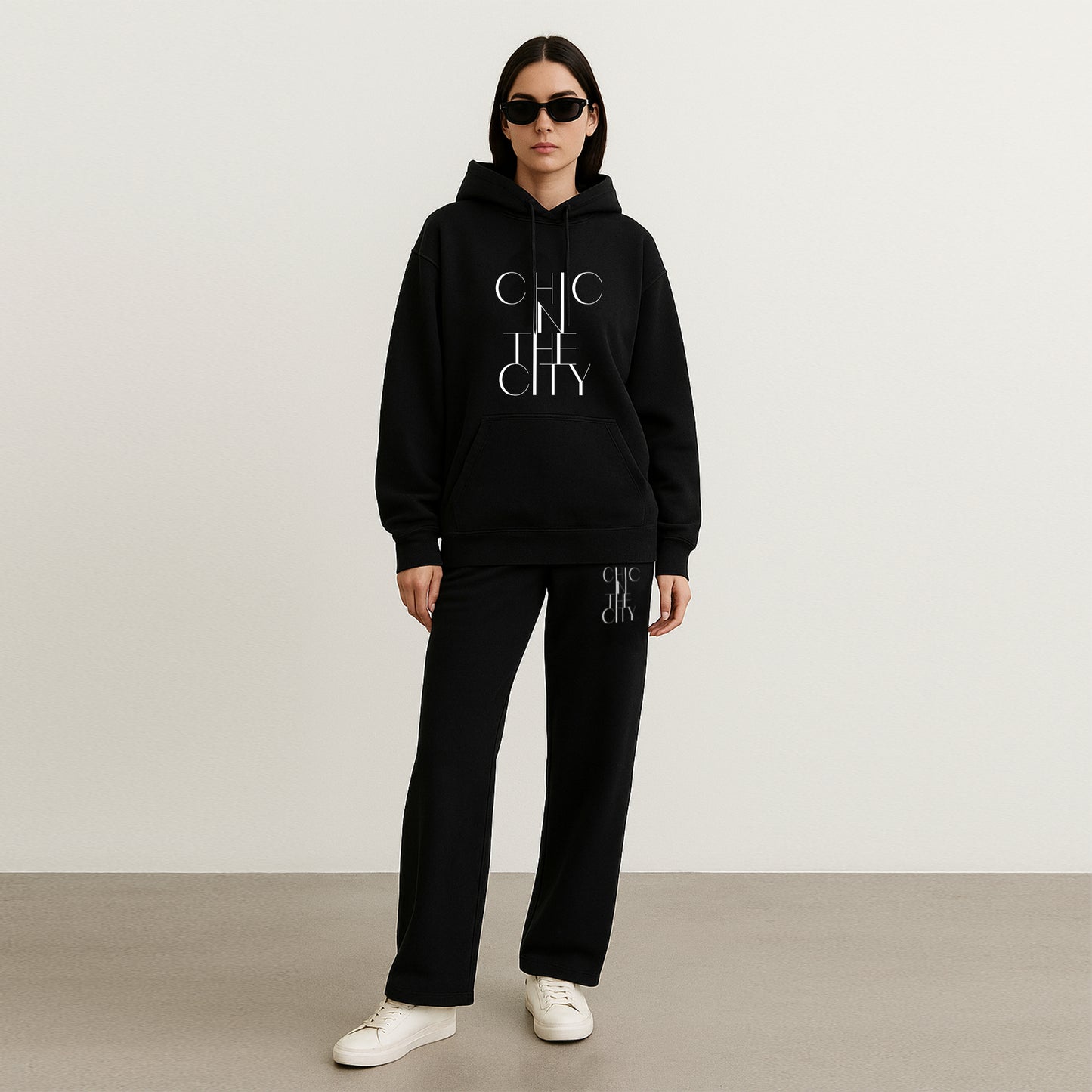 'Chic in the City' Unisex Oversized Hoodie