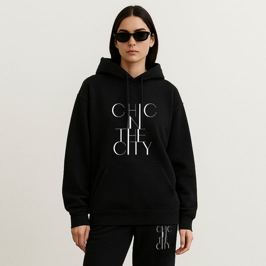 'Chic in the City' Unisex Oversized Hoodie