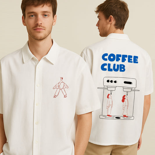 '1Coffee Club' Unisex Oversized Shirt