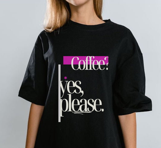 Caffeine Lovers Oversized T-Shirt