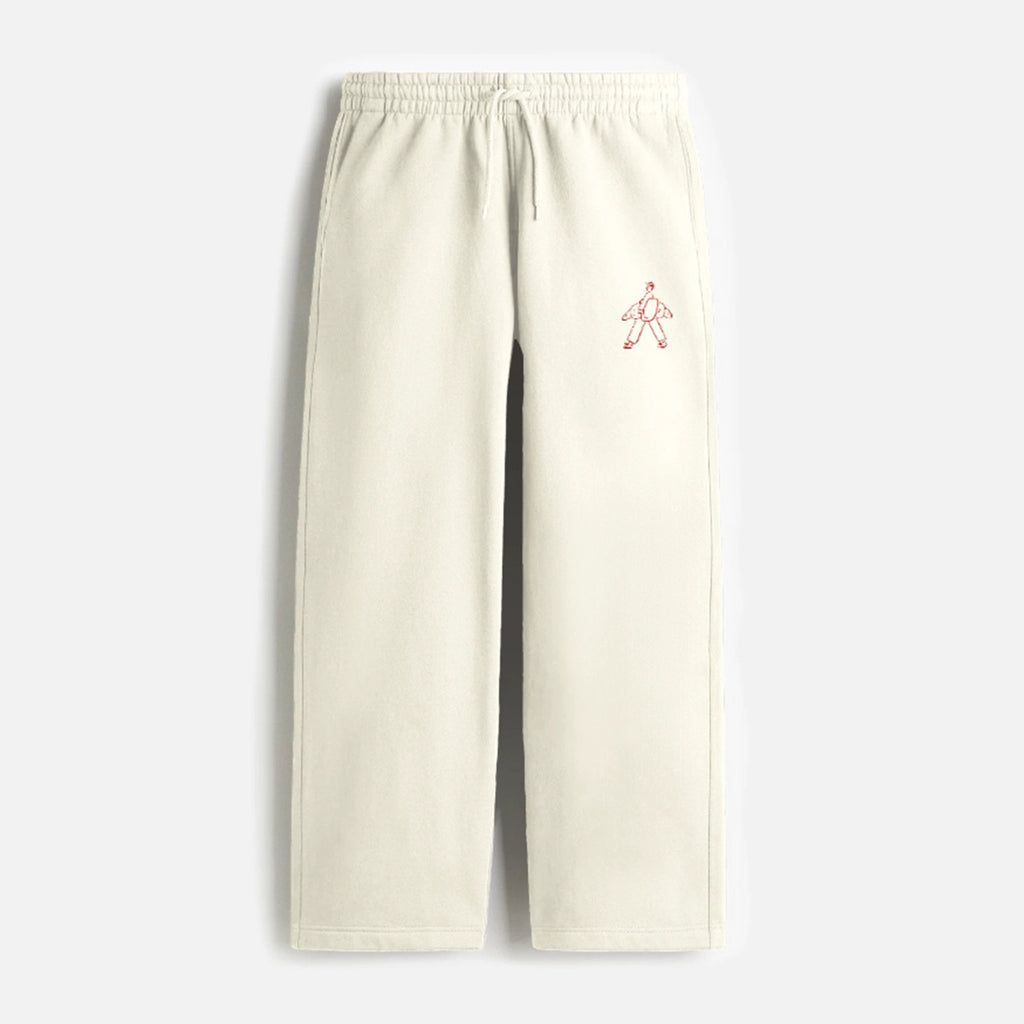 'Croissant Man' Pocket Print Unisex Sweatpants