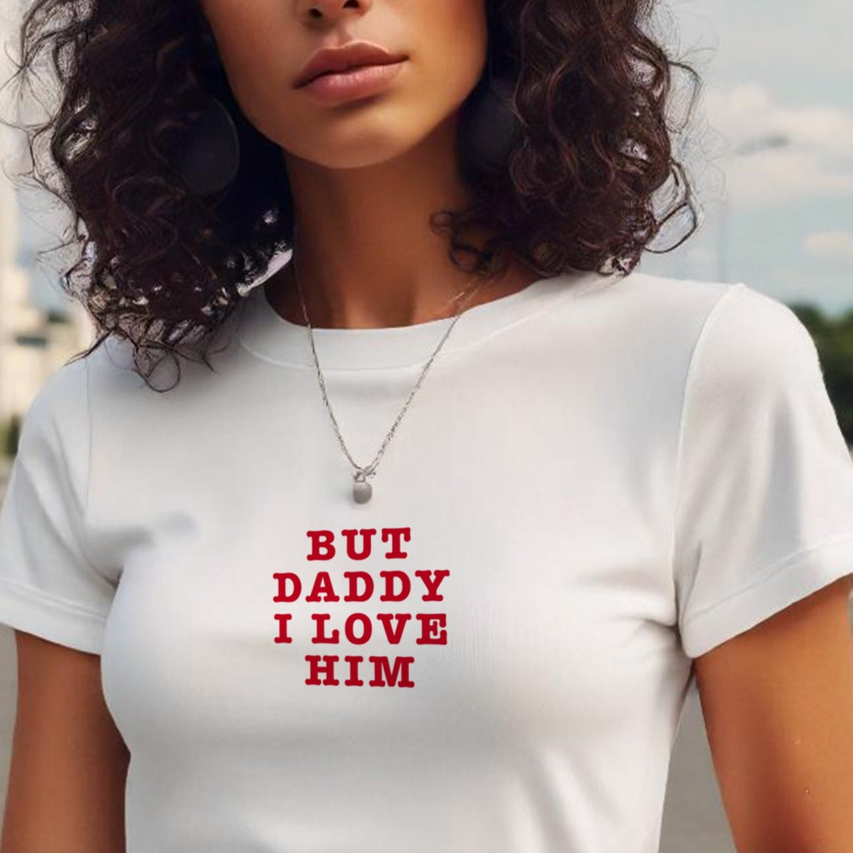 'But daddy I love him' Crop Top