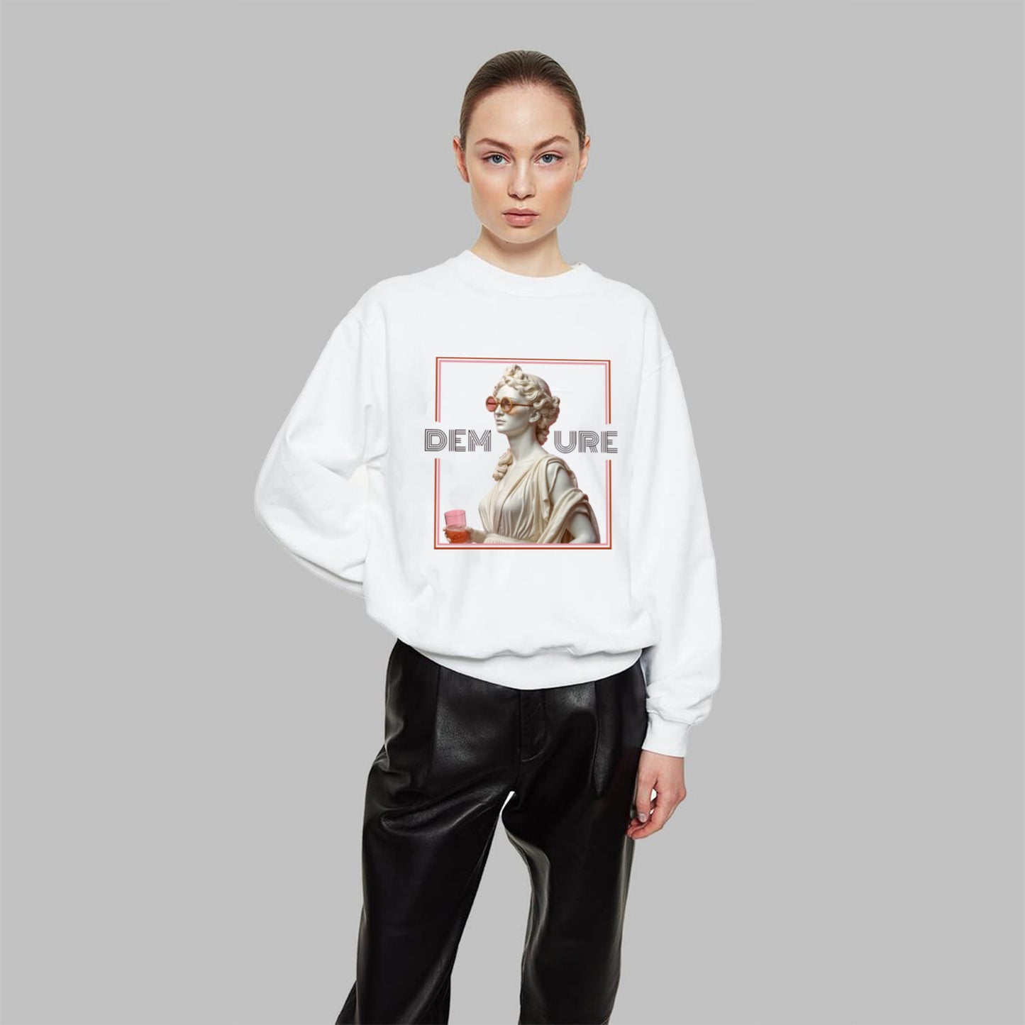 The 'Demure' Oversized Unisex Sweatshirt