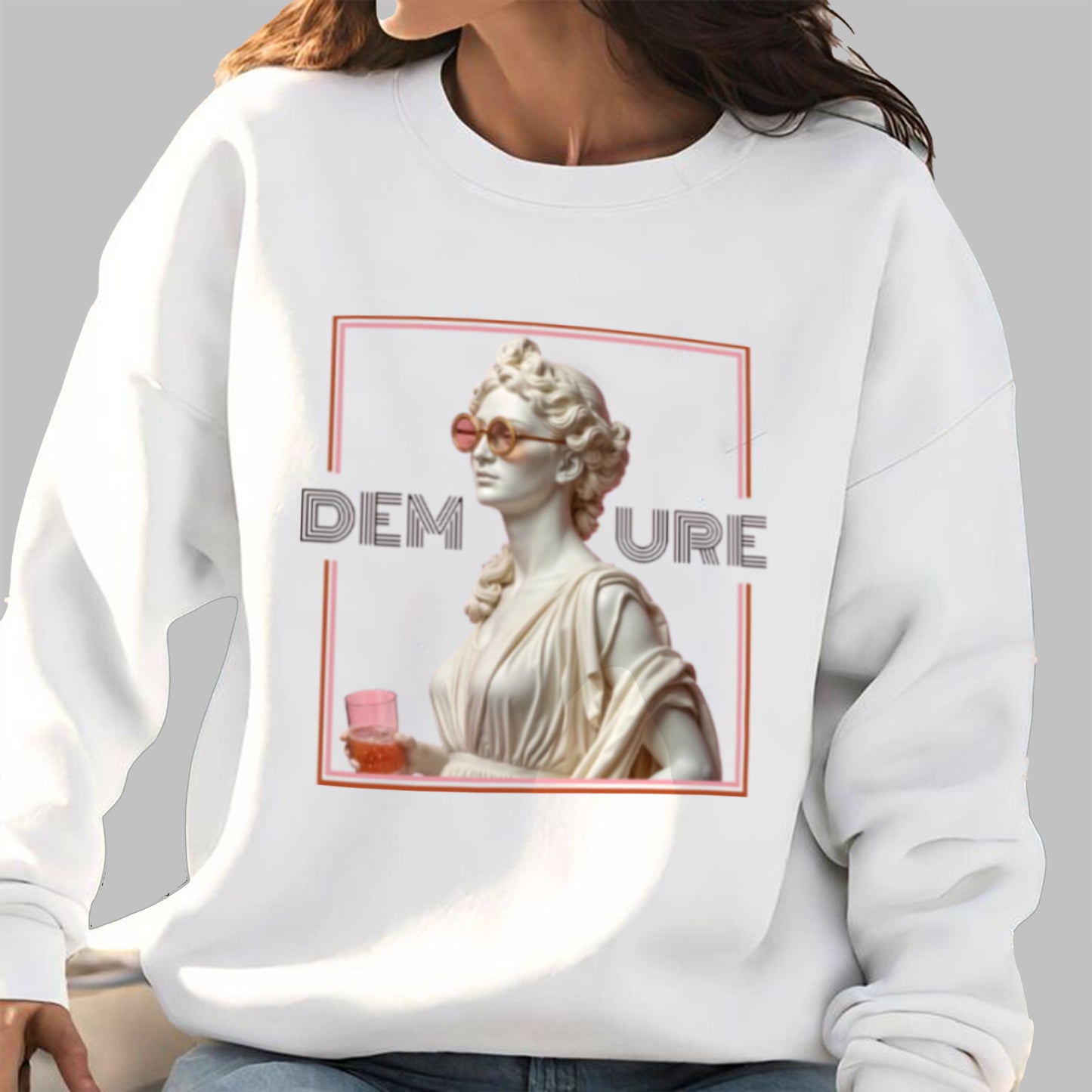 The 'Demure' Oversized Unisex Sweatshirt