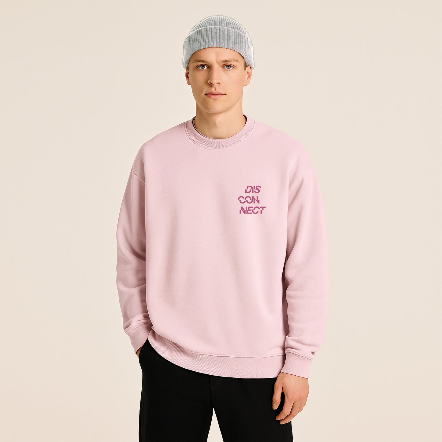 'Disconnect' Unisex Oversized Sweatshirt