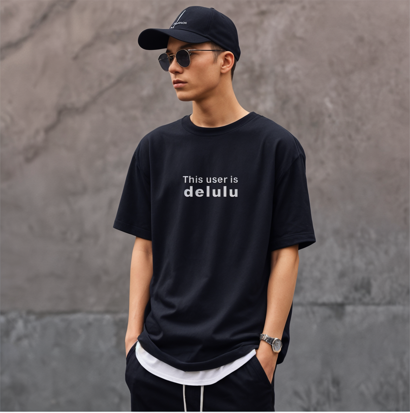 Unisex Oversized 'Delulu' T-Shirt