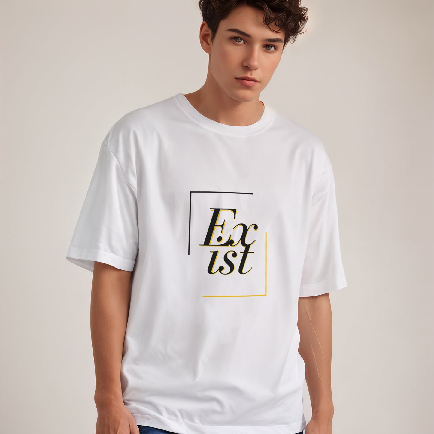 'Exist' Unisex Oversized T-shirt