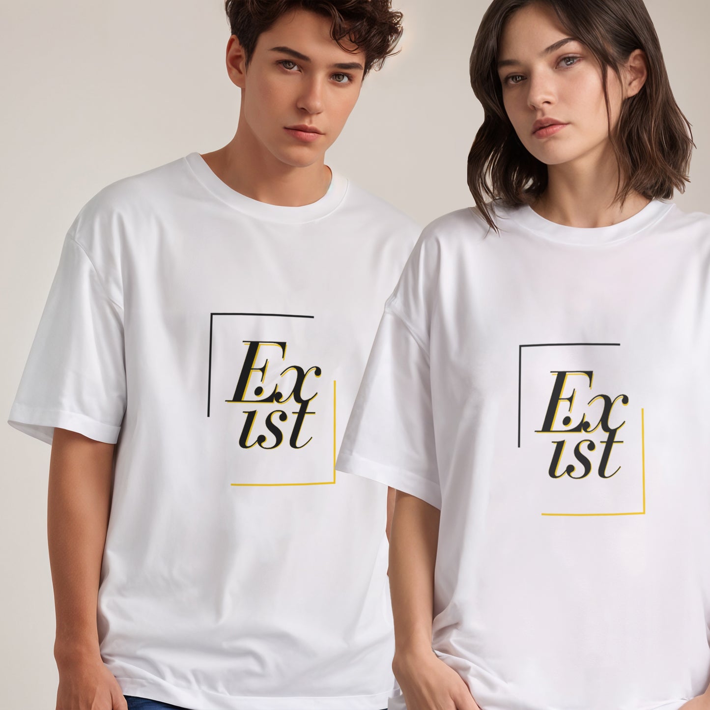 'Exist' Unisex Oversized T-shirt