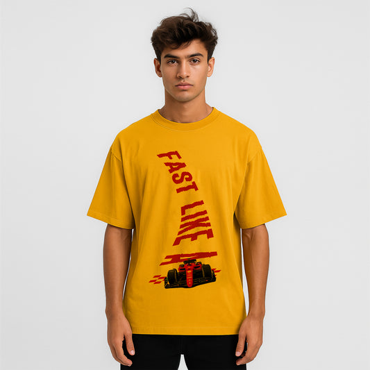 'Ferrari' graphic Unisex Oversized Classic T-Shirt