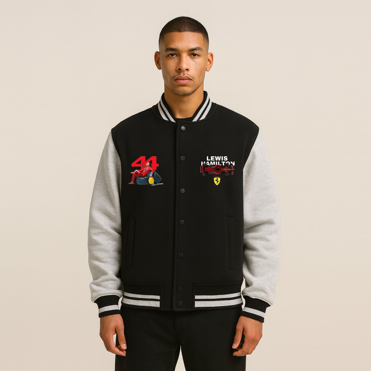 'Fast like Ferrari' Unisex Varsity Jacket