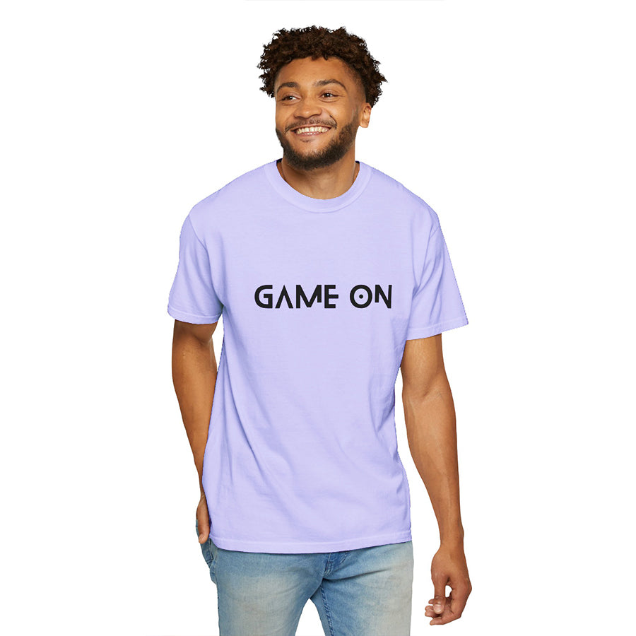 'Game On' puff print Oversized Unisex T-Shirt