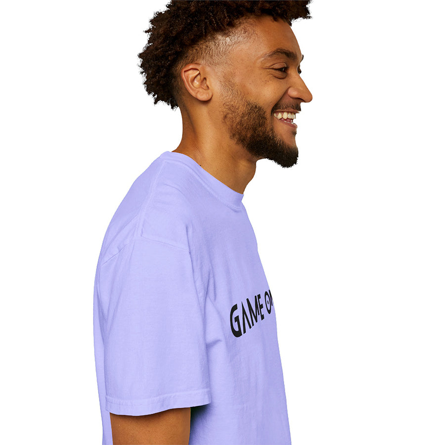 'Game On' puff print Oversized Unisex T-Shirt