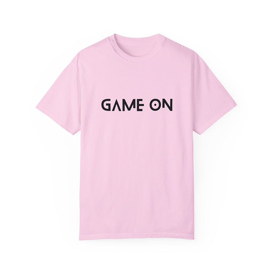 'Game On' puff print Oversized Unisex T-Shirt