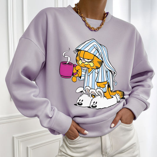 Grumpy Garfield Unisex Oversized Sweatshirt