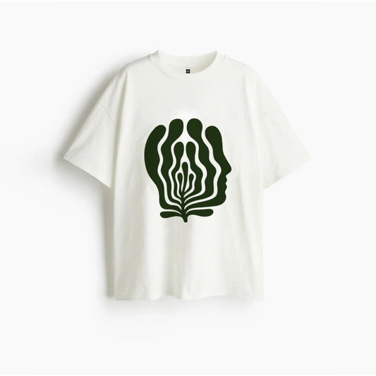 Abstract art print Unisex Oversized T-Shirt