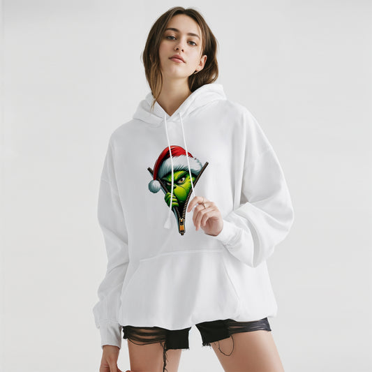 .Grinch Graphic Oversized Unisex Hoodie