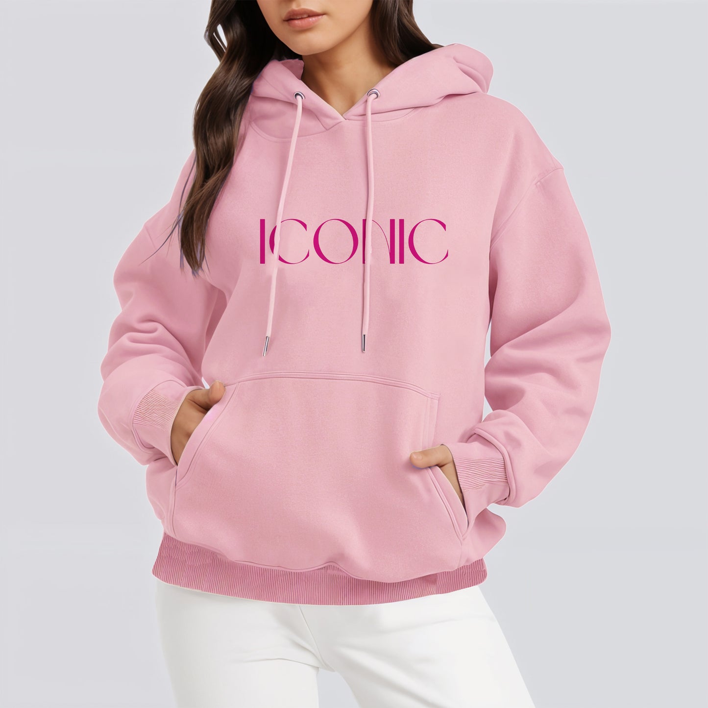 The 'ICONIC' Black oversized Hoodie