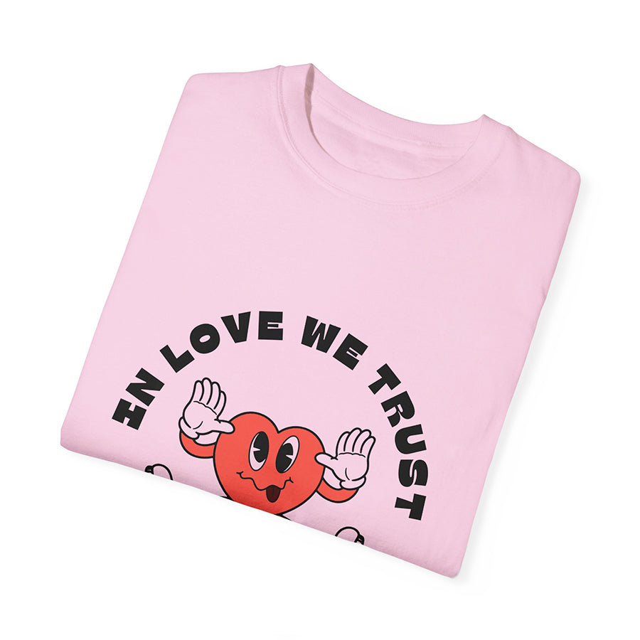 'In love we trust' Unisex Oversized T-Shirt