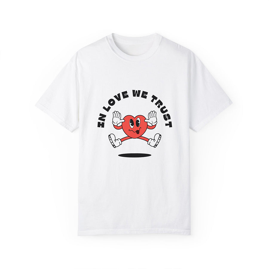 'In love we trust' Unisex Oversized T-Shirt