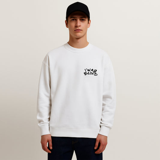 'I was blind' Unisex Oversized Sweatshirt