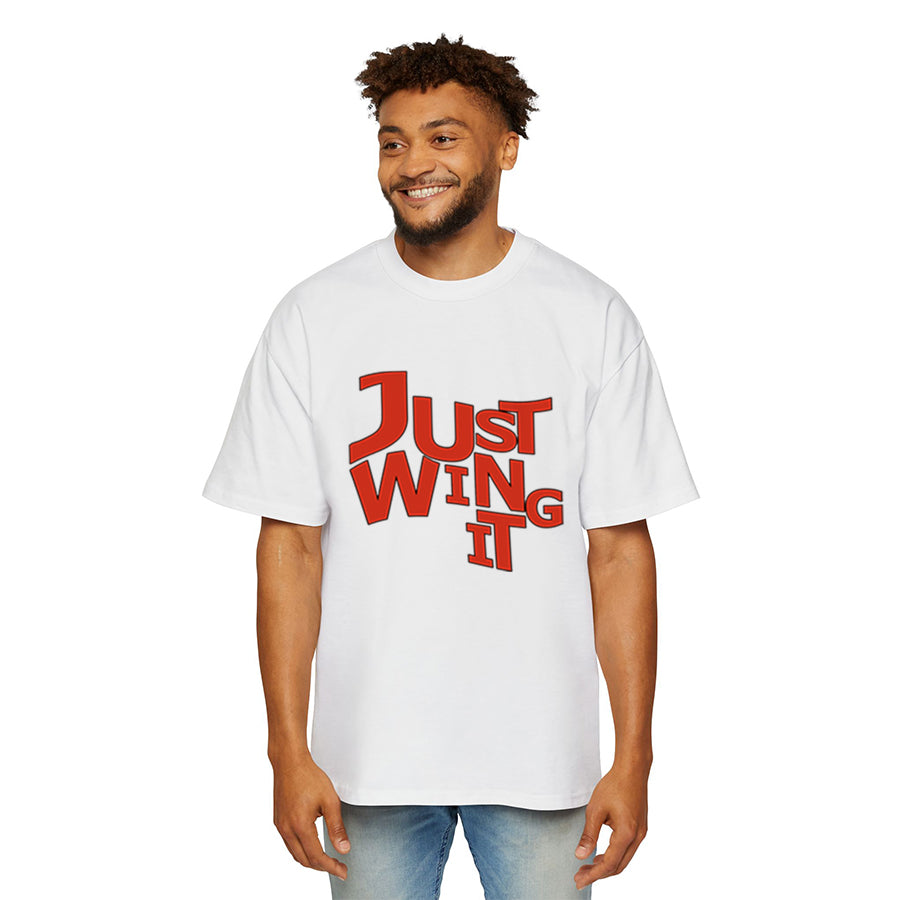 'Just wing it' oversized Unisex T-Shirt