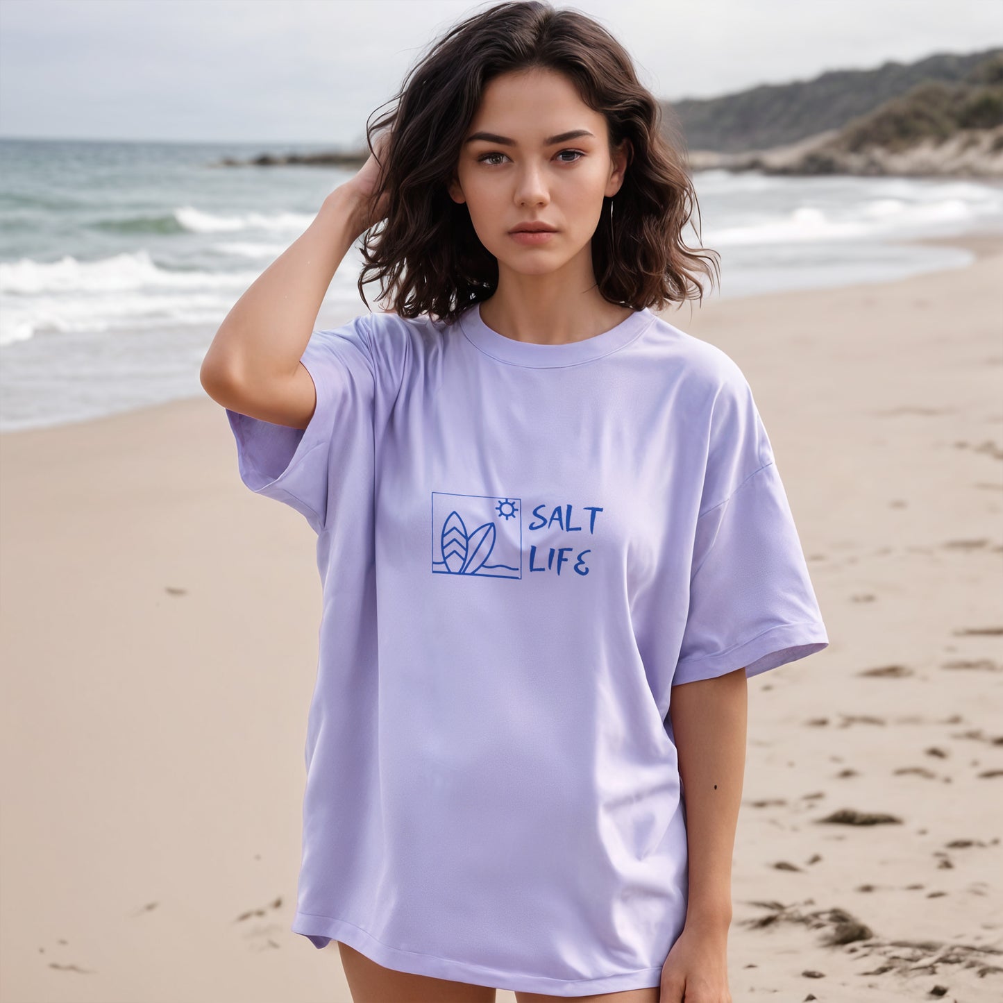 'Salt Life' Oversized T-Shirt