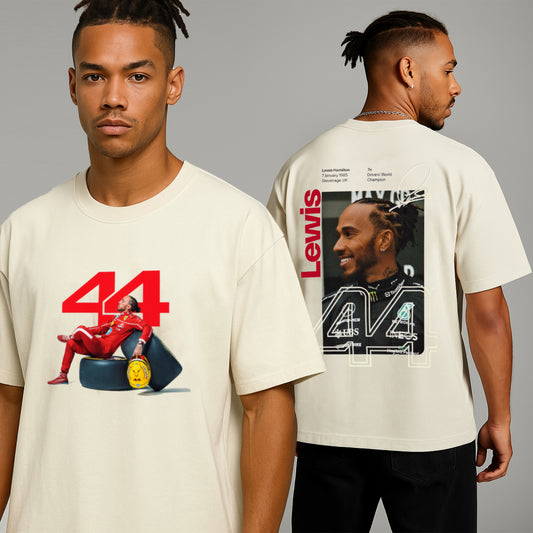 'Lewis Hamilton' graphic Unisex Oversized Classic T-Shirt