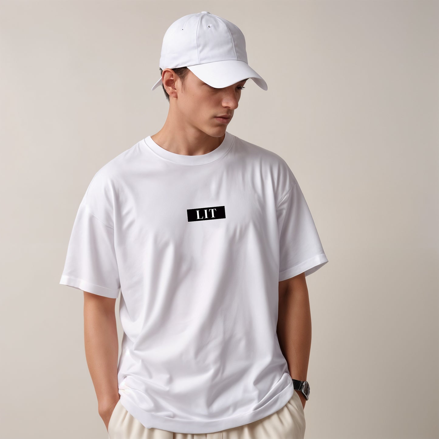 'LIT' Oversized Unisex T-Shirt