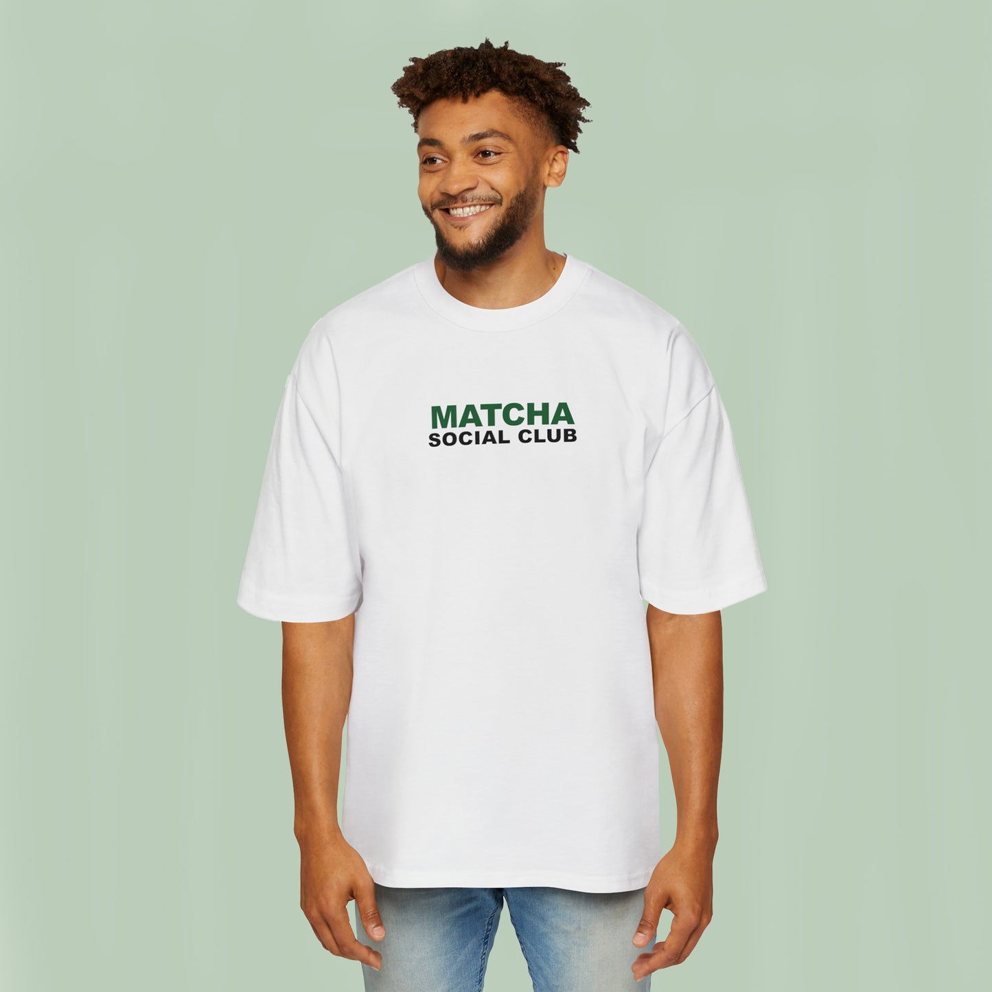 'Macha Social Club' Terry Cotton Oversized T-Shirt