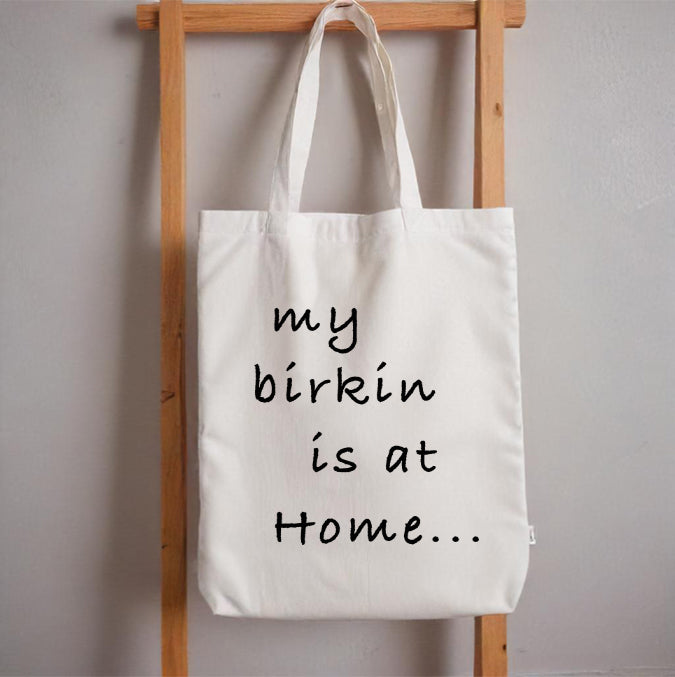 The birkin print Tote-bag