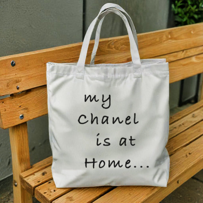 Text print customisable Tote-Bag