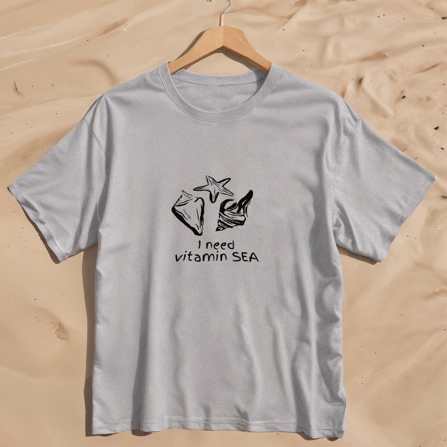 'I need Vitamin Sea' Oversized T-Shirt