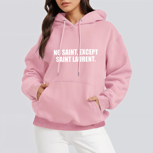 'No Saint except Saint Laurent' Oversized Unisex Hoodie