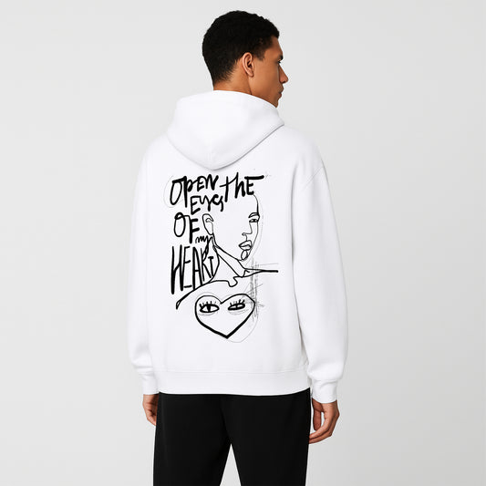 'Open The Eyes of my Heart' Unisex Zip Hoodie