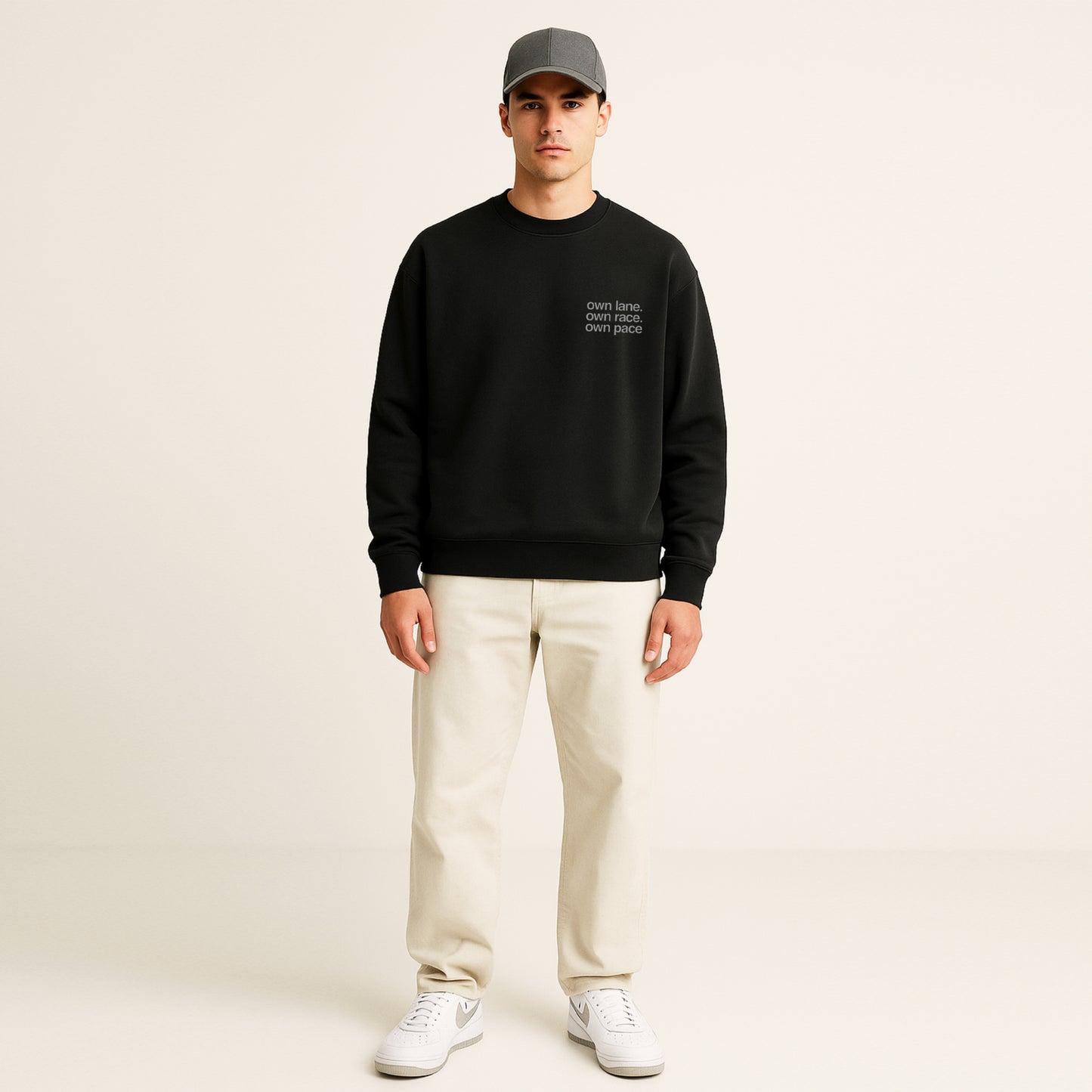 'Own Lane' Unisex Oversized Sweatshirt