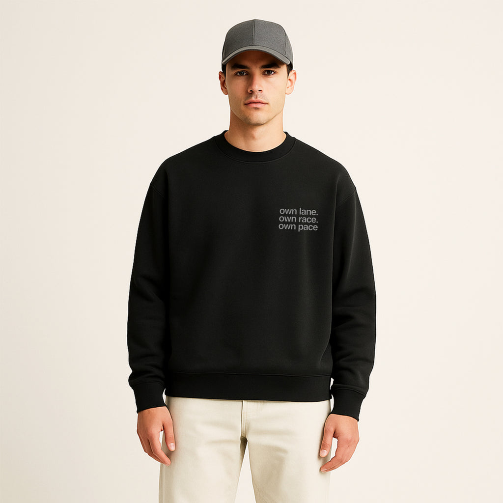 'Own Lane' Unisex Oversized Sweatshirt
