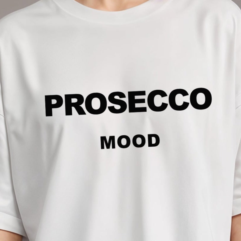 'Prosecco Mood' Oversized T-Shirt