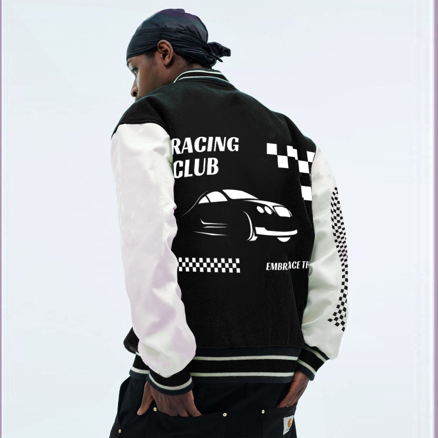 'Racing Club' Unisex Varsity Jacket