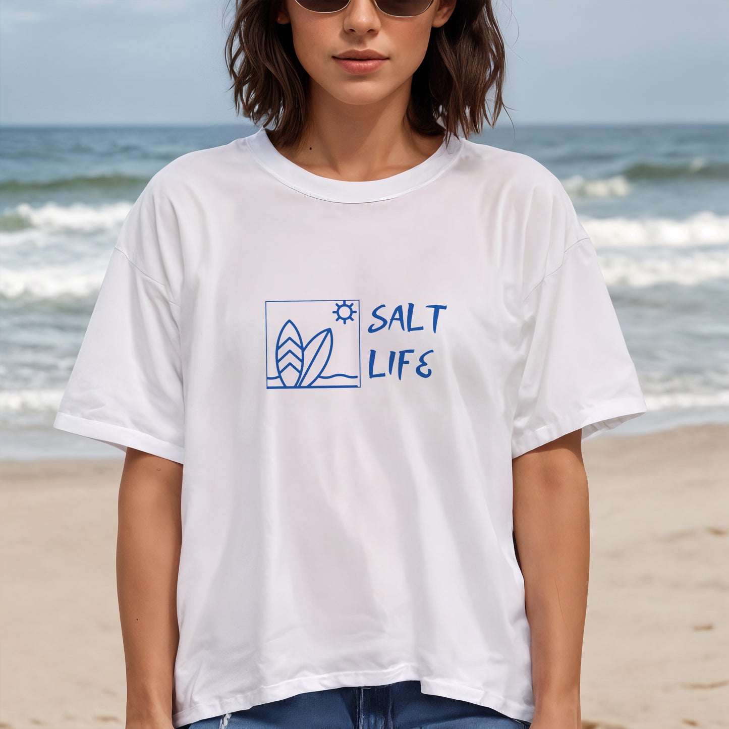 'Salt Life' Oversized T-Shirt