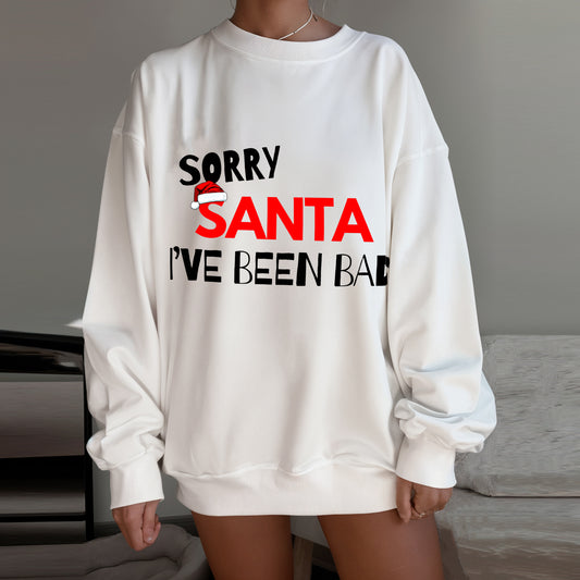 The Christmas Special Oversized White Sweatshirt