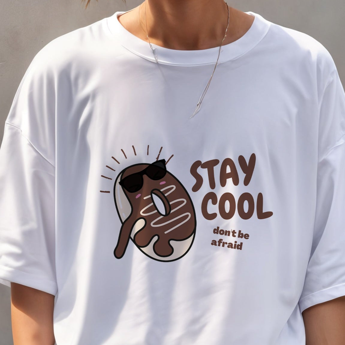 'Stay Cool' Unisex Oversized T-Shirt