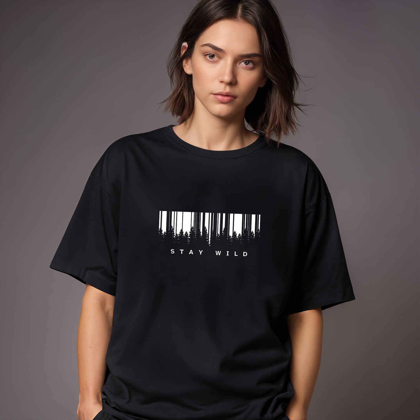 'Stay Wild' Oversized Unisex T-Shirt