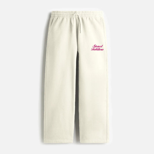 'Stoned and Fabulous' Pocket Print Unisex Sweatpants