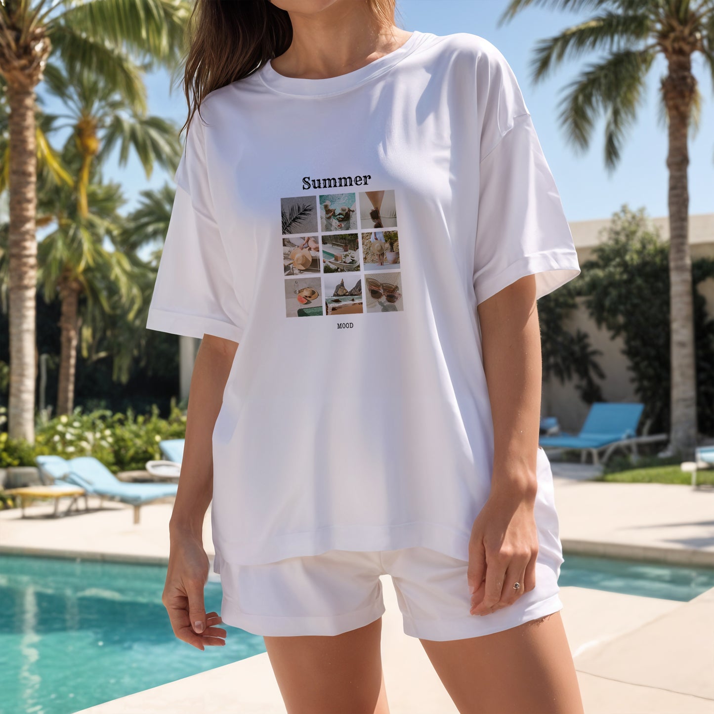 'Summer Mood' Oversized T-Shirt