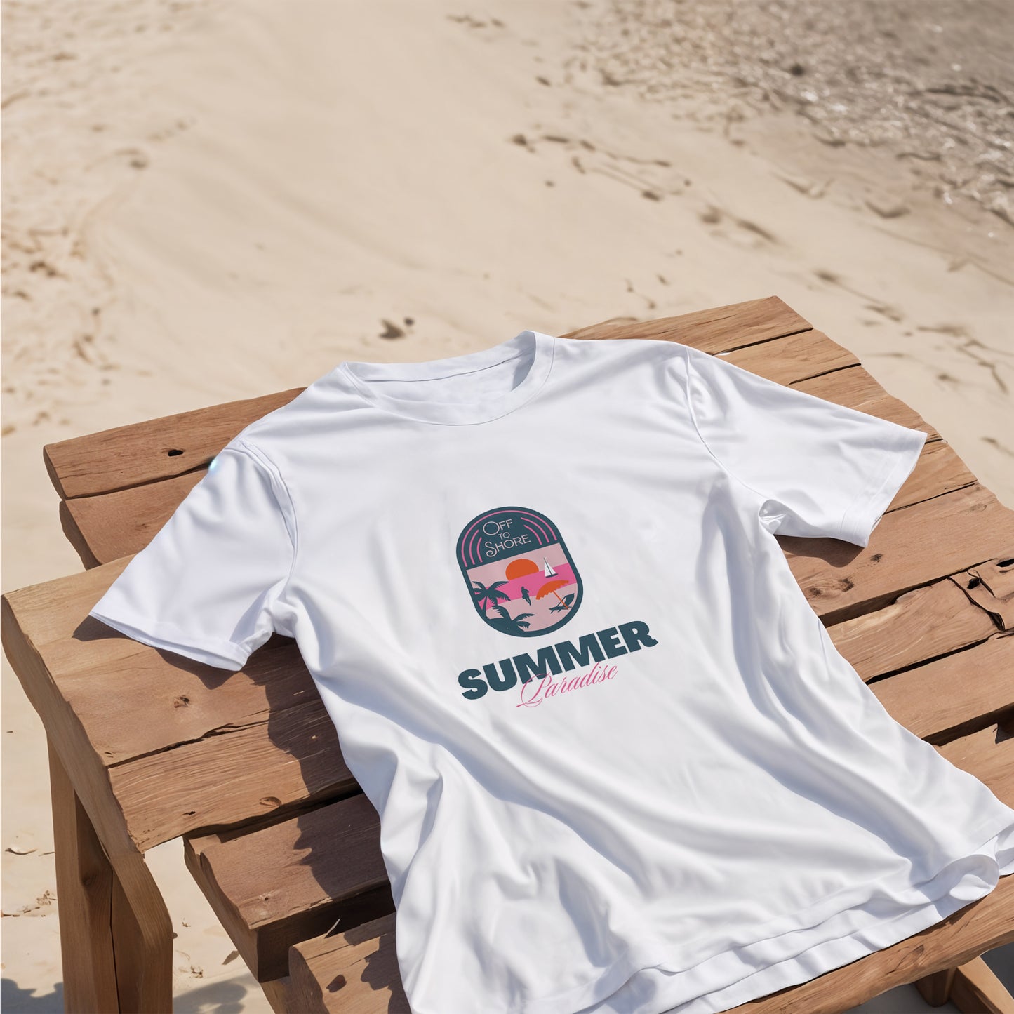 'Summer Paradise' Oversized T-Shirt