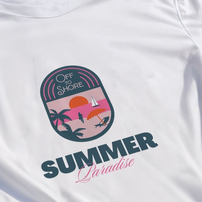 'Summer Paradise' Oversized T-Shirt