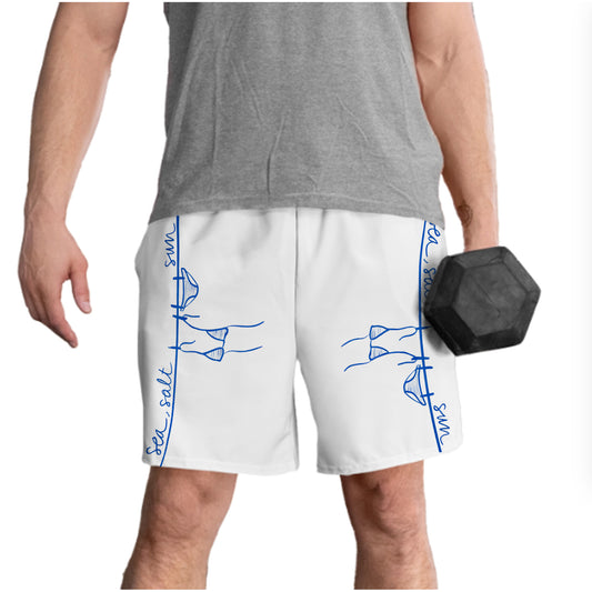 'Sea, Salt, Sun' All Over Print Unisex Shorts