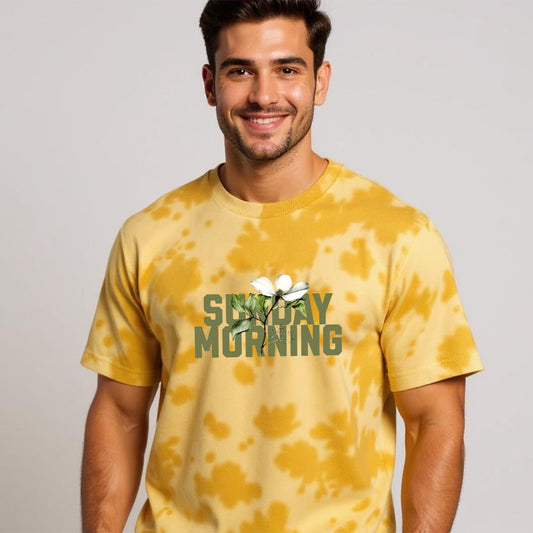 'Sunday Morning' Unisex Tie Dye Oversized T-Shirt