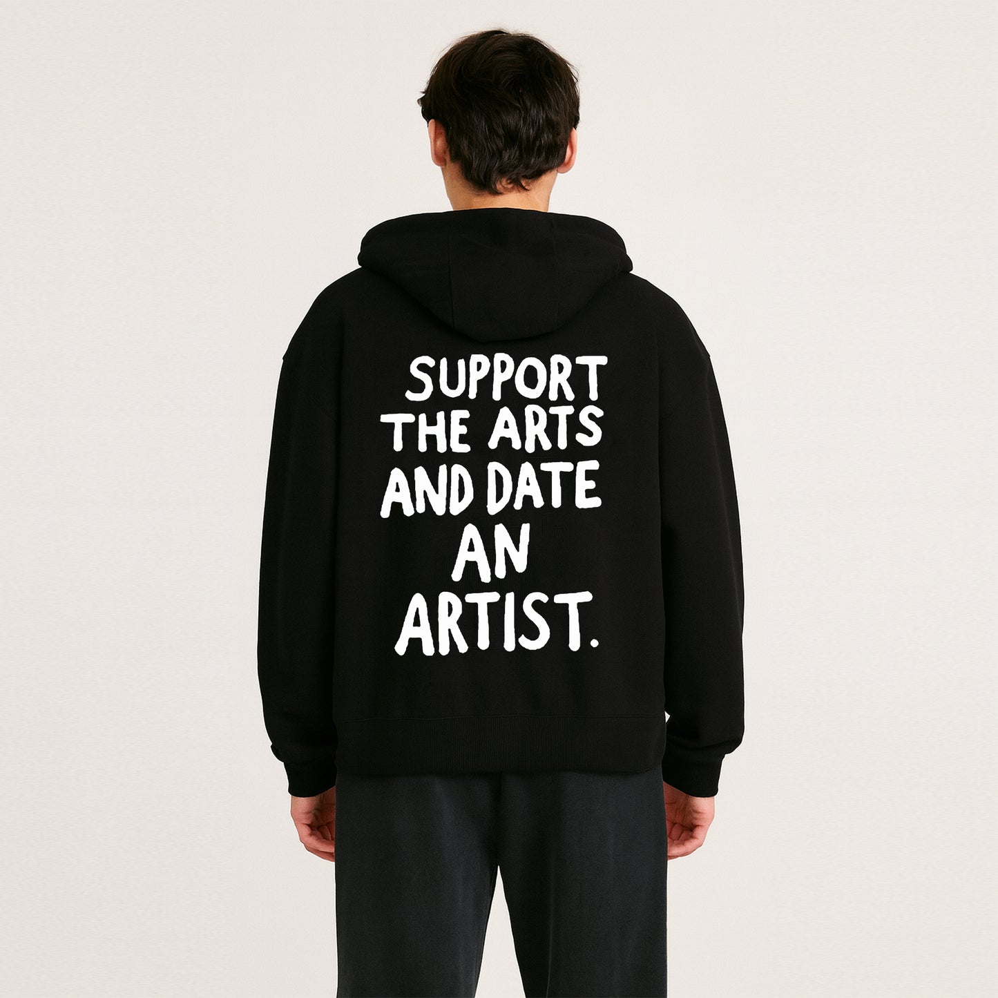 'Date an Artist' Unisex Zip Hoodie