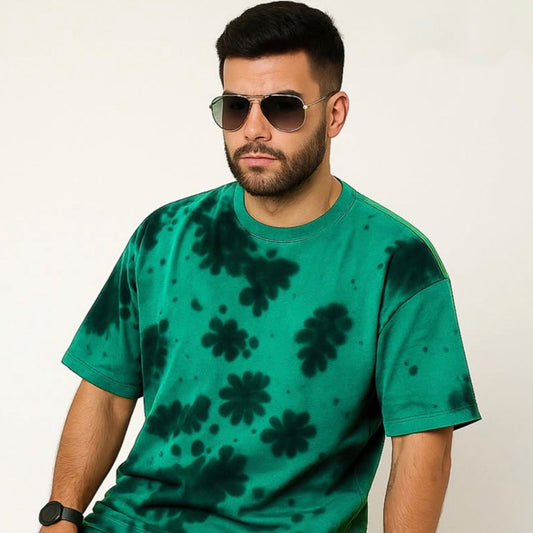 Green Black Tie Dye Co-Ord Set
